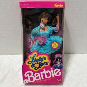 Barbie Lights & Lace Teresa Doll #9727 Mattel 1990 Vintage NIB